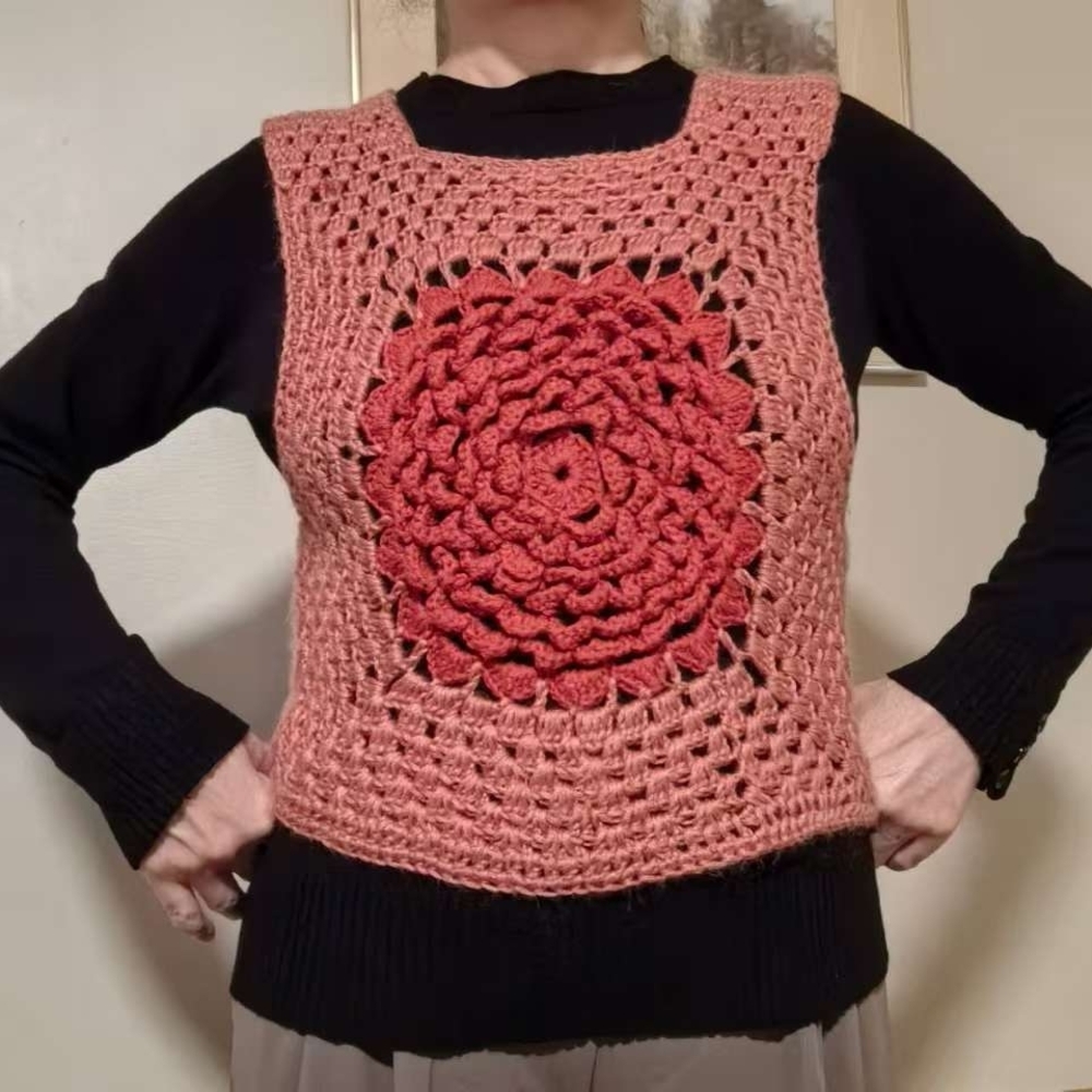 Handmade Crochet  Sweater Vest